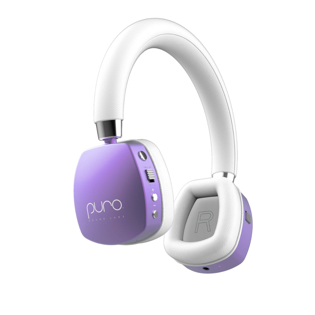 سماعة PuroQuiet Plus لاسلكية للأطفال بعزل ضوضاء ANC وحد صوت 85dB